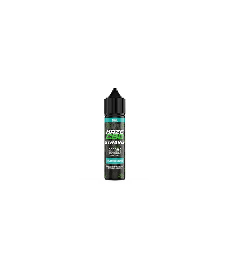 Haze CBD Strains 3000mg CBD E-Liquid 50ml Shortfill 0mg (50VG/50PG)