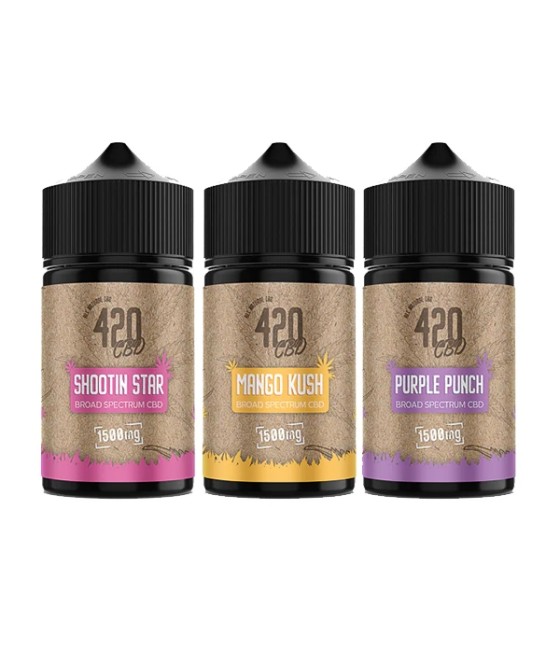 420 E-liquids 1500mg Broad-Spectrum CBD E-Liquids (40VG/60PG)