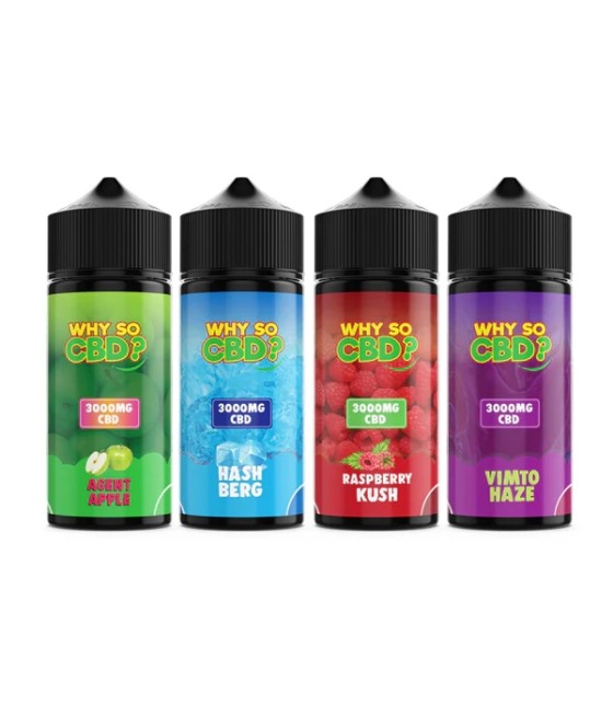 Why So CBD? 3000mg Full Spectrum CBD E-liquid 120ml