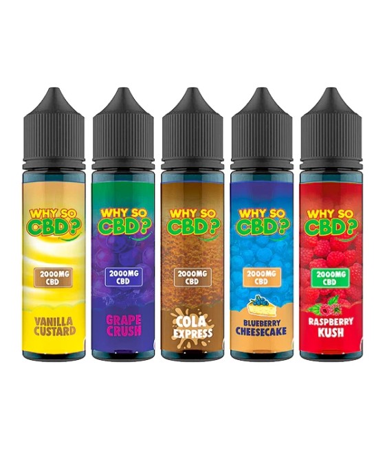 Why So CBD? 2000mg Full Spectrum CBD E-liquid 60ml