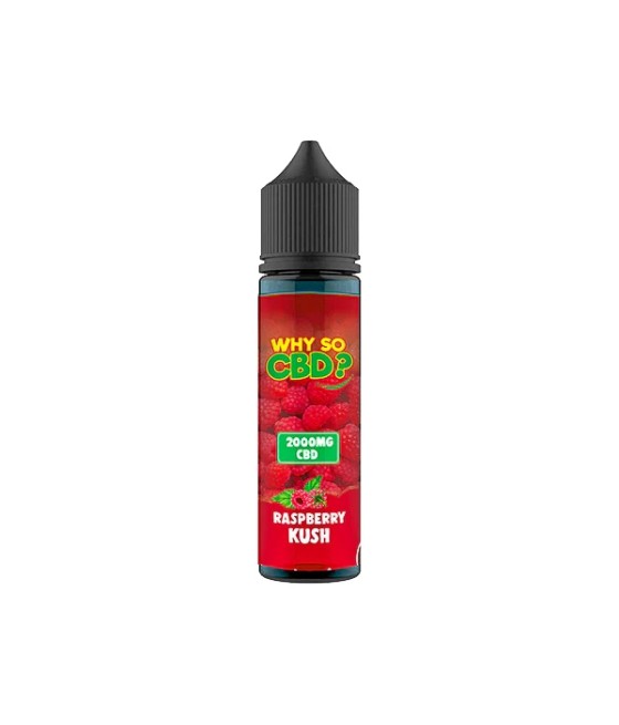 Why So CBD? 2000mg Full Spectrum CBD E-liquid 60ml