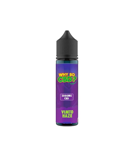 Why So CBD? 2000mg Full Spectrum CBD E-liquid 60ml