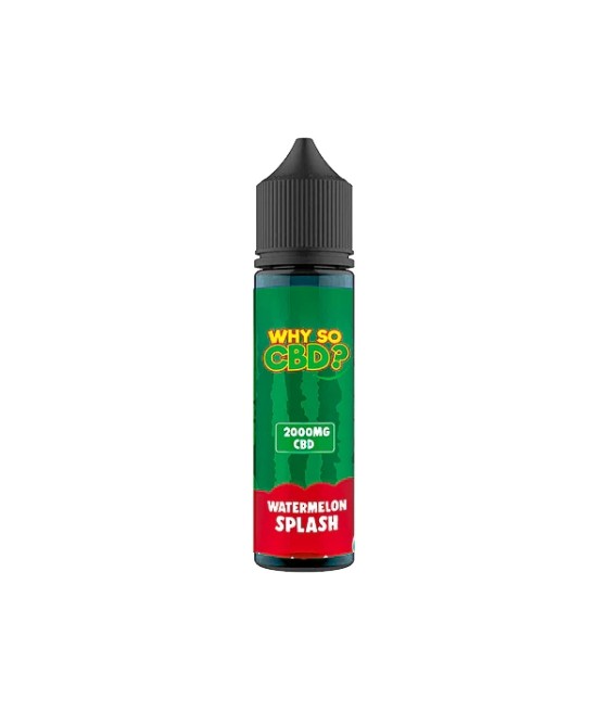 Why So CBD? 2000mg Full Spectrum CBD E-liquid 60ml