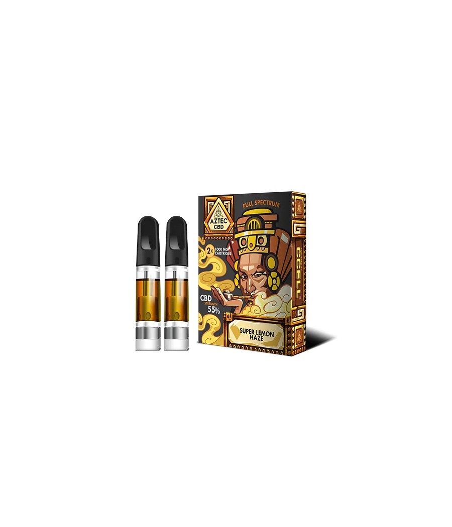 Aztec CBD 2 x 1000mg Cartridge Kit - 1ml