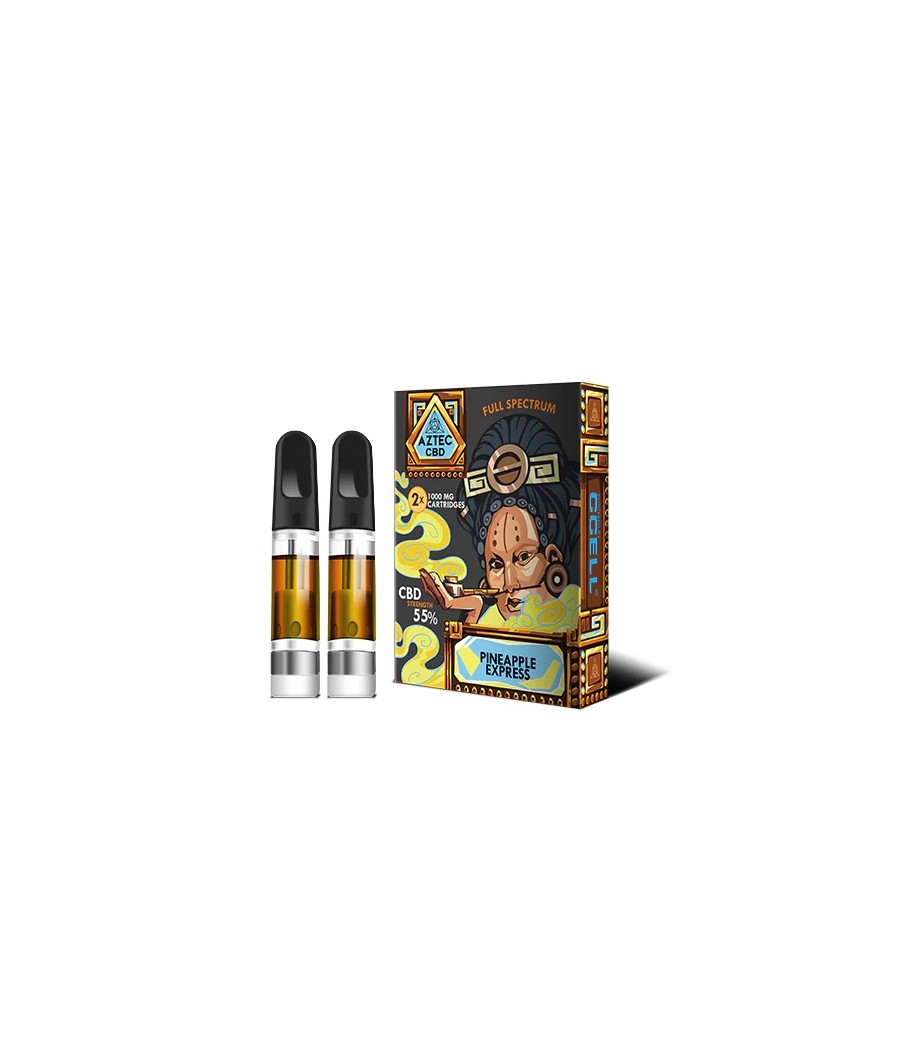 Aztec CBD 2 x 1000mg Cartridge Kit - 1ml