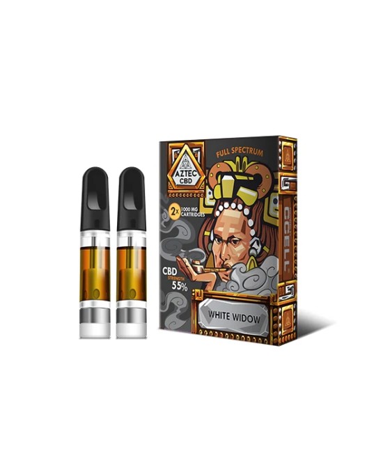 Aztec CBD 2 x 1000mg Cartridge Kit - 1ml