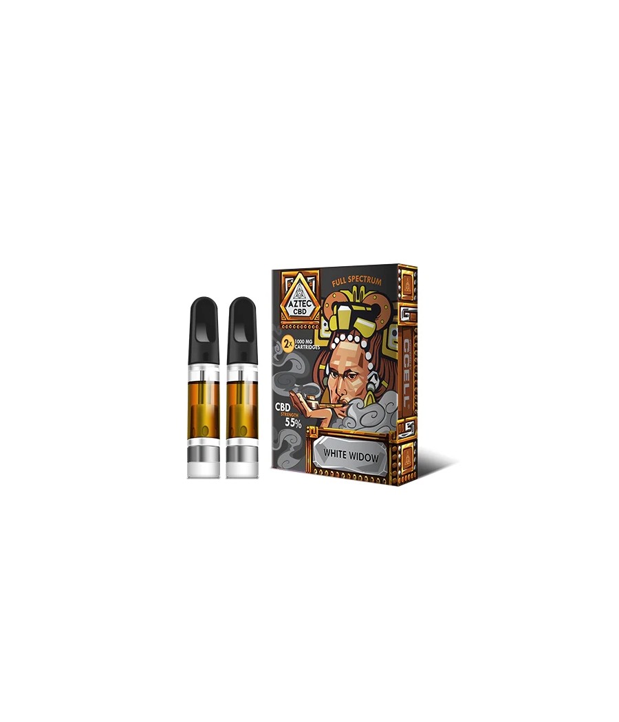Aztec CBD 2 x 1000mg Cartridge Kit - 1ml