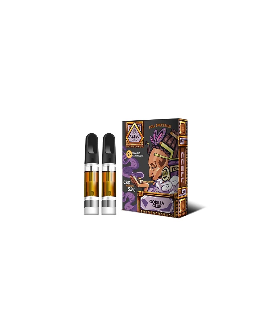 Aztec CBD 2 x 1000mg Cartridge Kit - 1ml