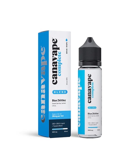 Canavape 1800mg Full-Spectrum CBD + CBG E-liquid 50ml (30VG/70PG)