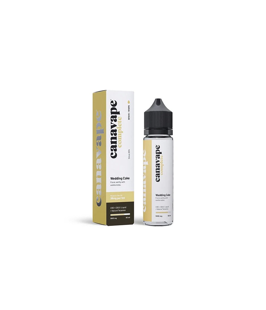 Canavape 1800mg Full-Spectrum CBD + CBG E-liquid 50ml (30VG/70PG)