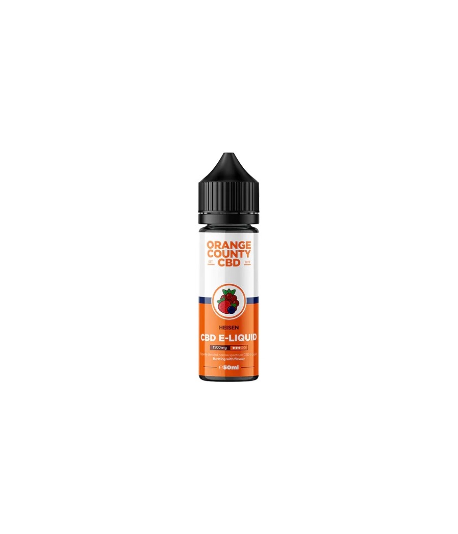 Orange County CBD 1500mg Broad Spectrum CBD E-liquid 50ml (60VG/40PG)