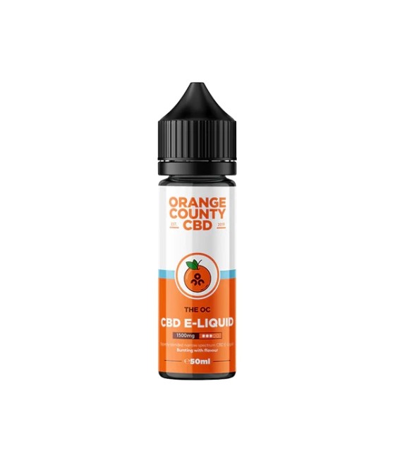 Orange County CBD 1500mg Broad Spectrum CBD E-liquid 50ml (60VG/40PG)