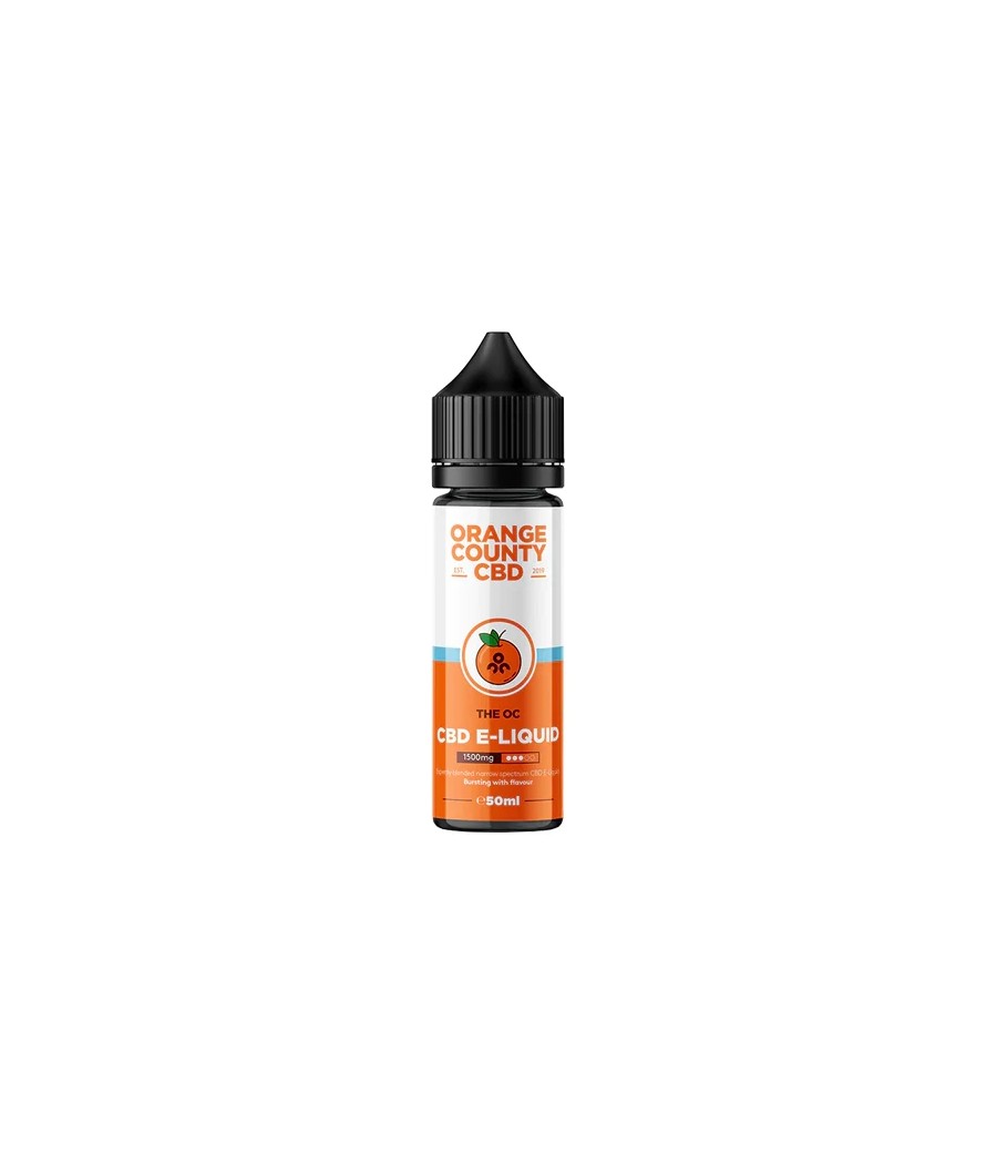 Orange County CBD 1500mg Broad Spectrum CBD E-liquid 50ml (60VG/40PG)