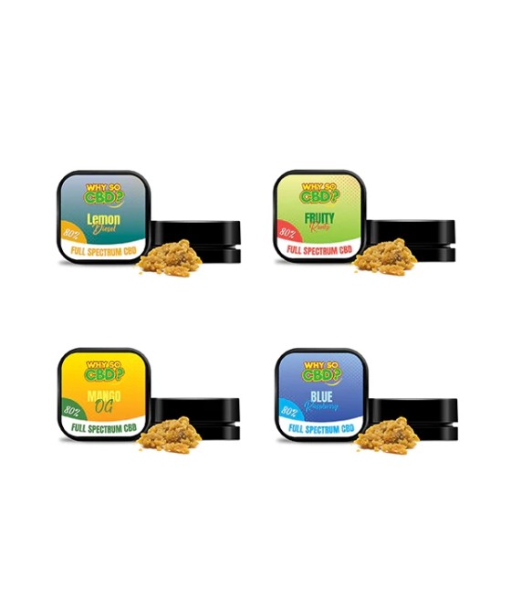 Why So CBD? 80% Full Spectrum CBD Crumble 5g