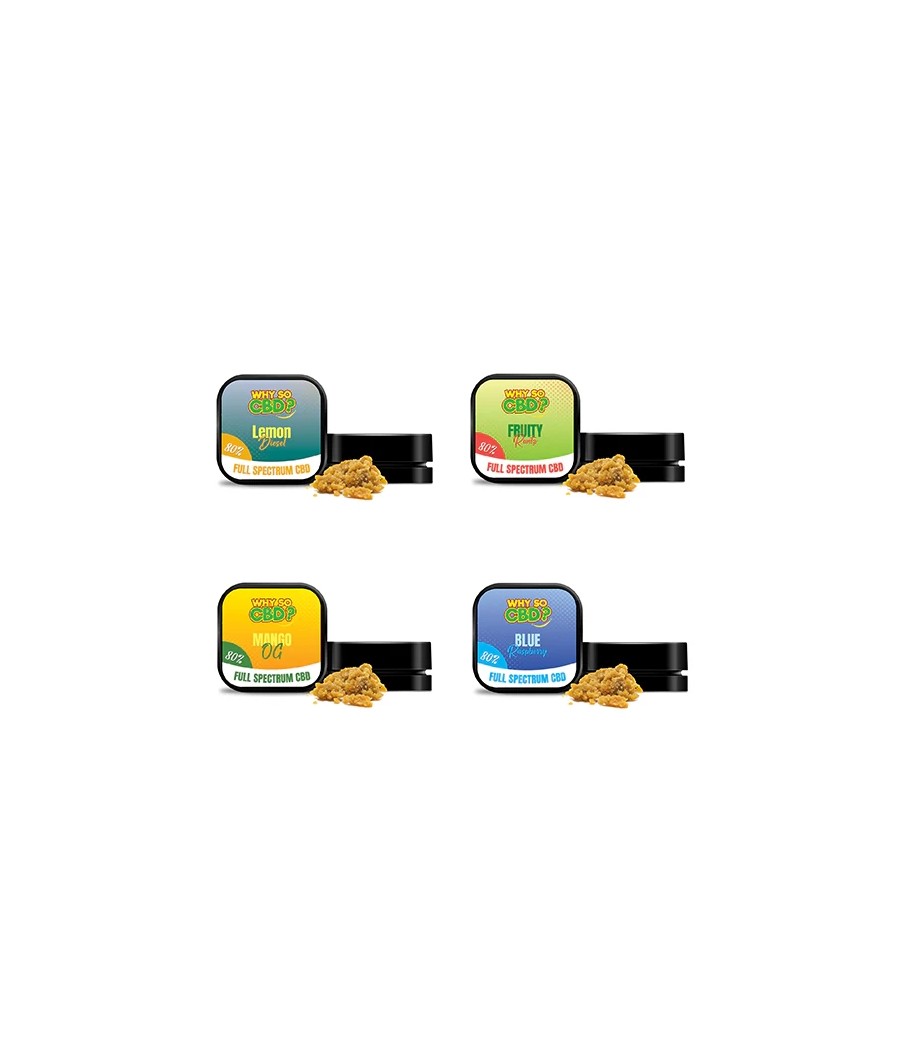 Why So CBD? 80% Full Spectrum CBD Crumble 5g