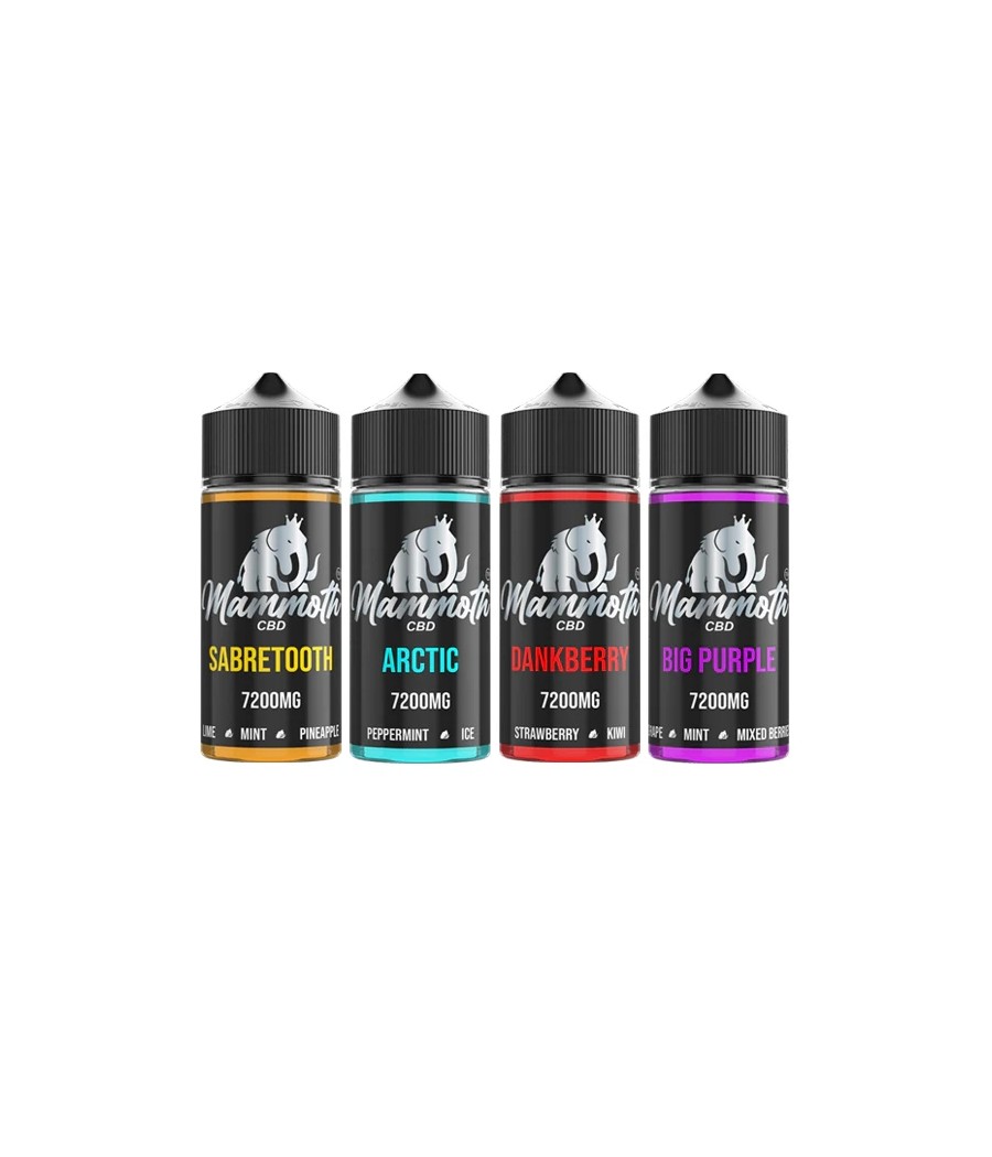 Mammoth CBD 7200mg CBD E-liquid 120ml (30VG/70PG)