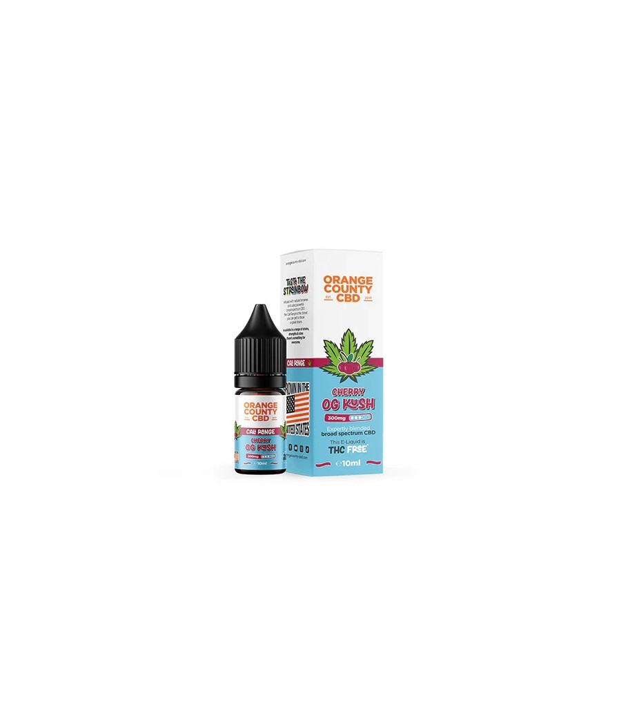 Orange County CBD Cali Range 300mg CBD 10ml E-liquid (60VG/40PG)