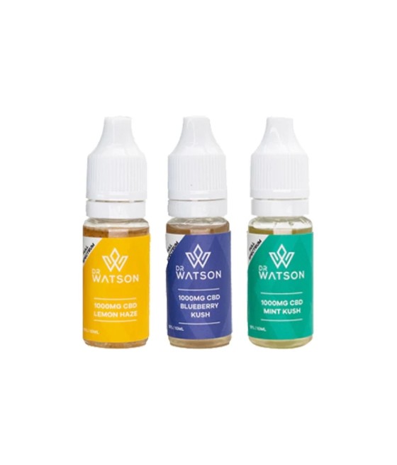 Dr Watson 1000mg Full Spectrum CBD E-liquid 10ml (BUY 1 GET 1 FREE)