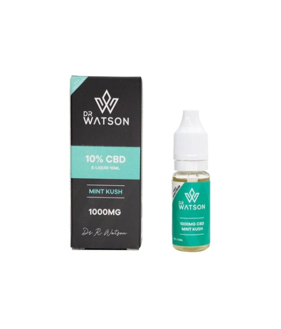 Dr Watson 1000mg Full Spectrum CBD E-liquid 10ml (BUY 1 GET 1 FREE)