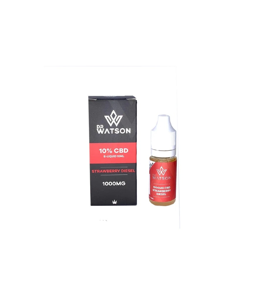 Dr Watson 1000mg Full Spectrum CBD E-liquid 10ml (BUY 1 GET 1 FREE)