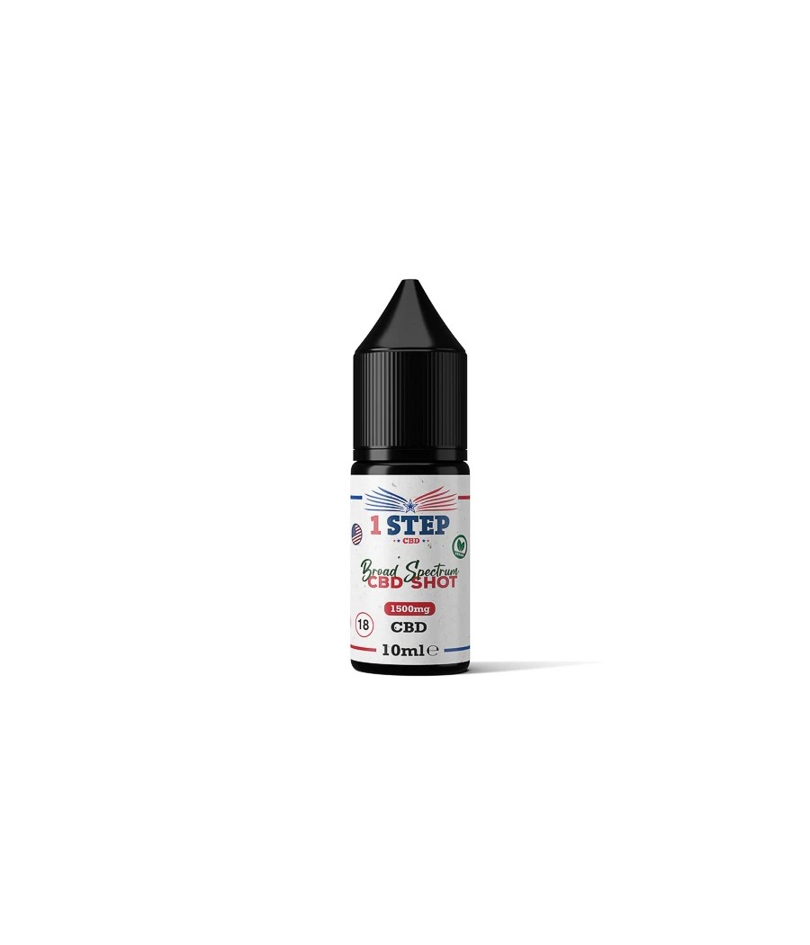 1 Step CBD 1500mg Broad Spectrum CBD Shot 10ml
