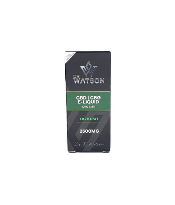 Dr Watson 2500mg CBD E-Liquid OG Kush - 10ml