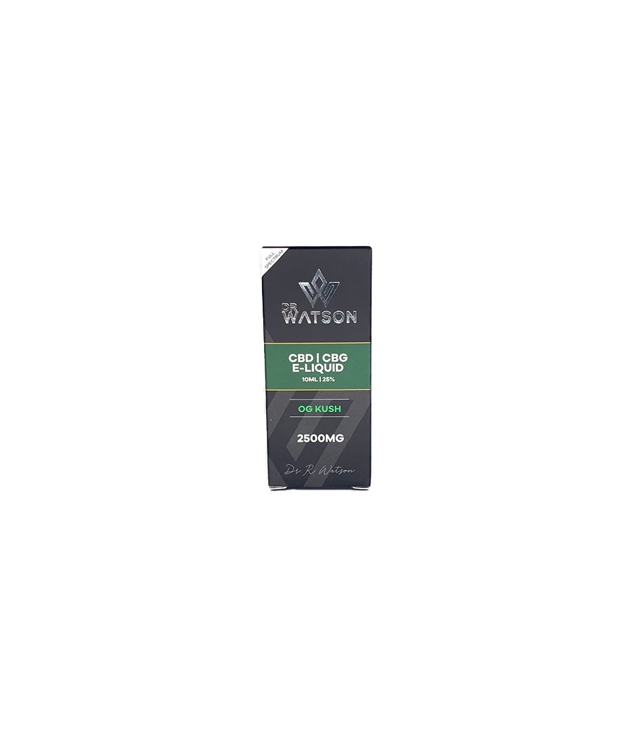 Dr Watson 2500mg CBD E-Liquid OG Kush - 10ml