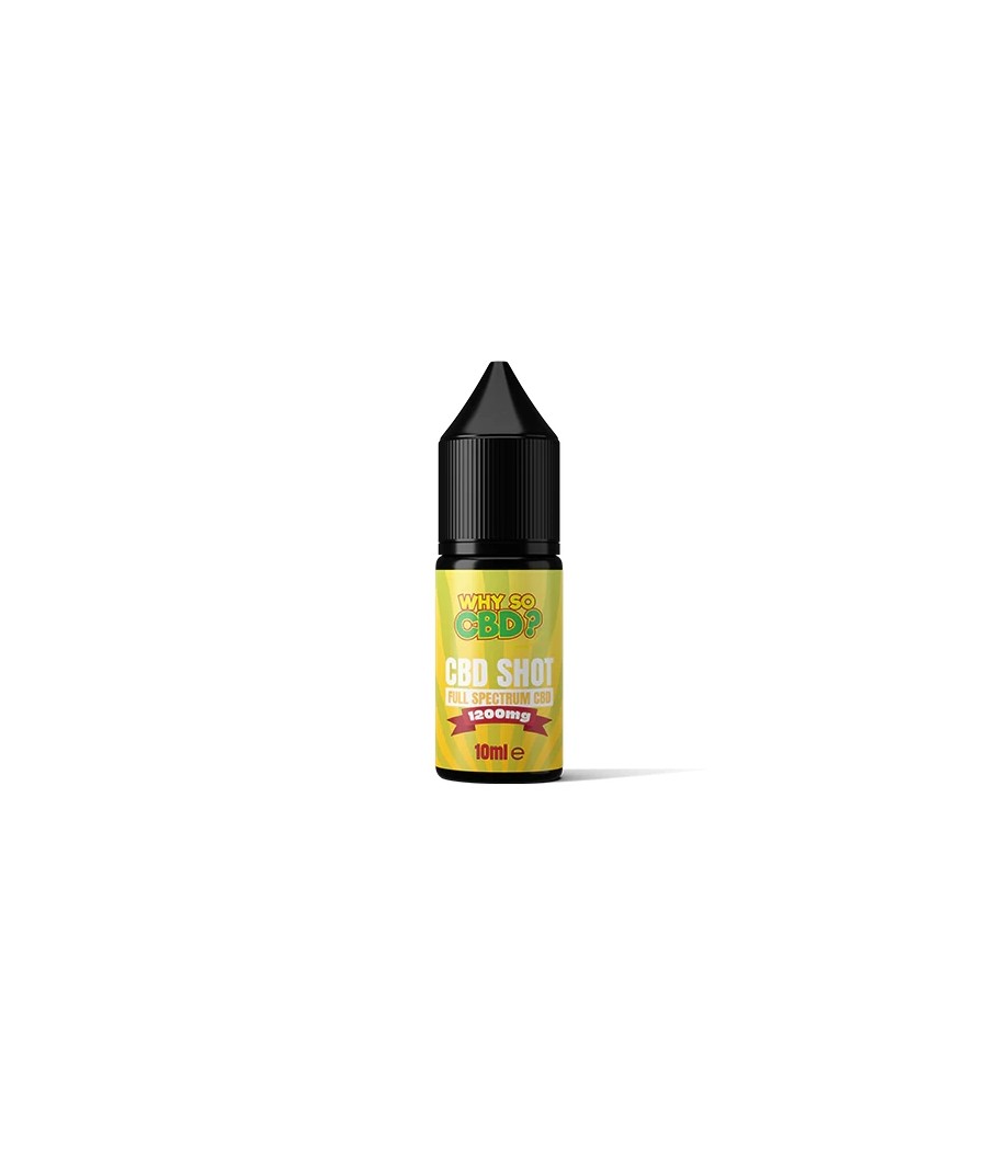 Why So CBD? 1200mg Full Spectrum CBD Shot 10ml