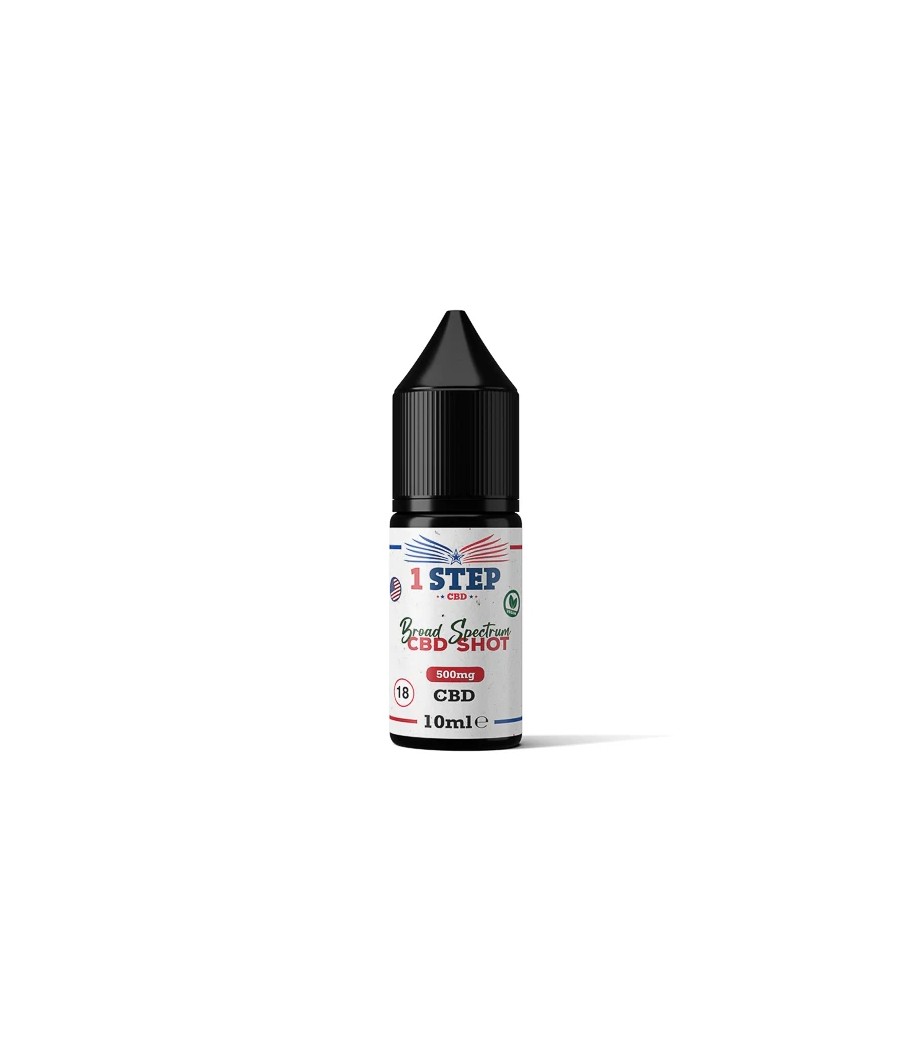 1 Step CBD 500mg Broad Spectrum CBD Shot 10ml