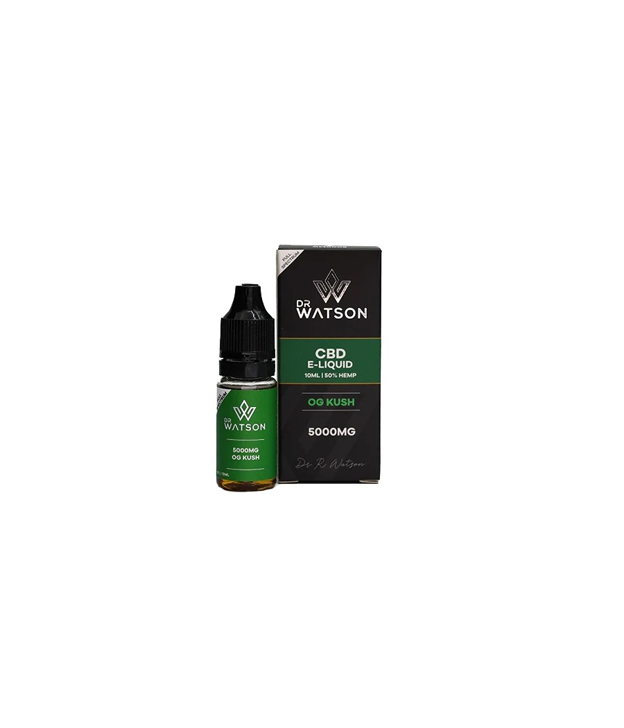 Dr Watson 5000mg CBD E-Liquid OG KUSH - 10ml