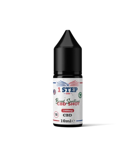 1 Step CBD 1000mg Broad Spectrum CBD Shot 10ml