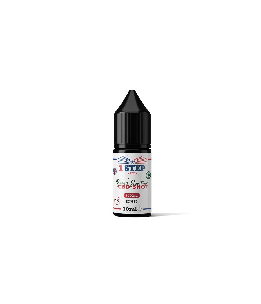 1 Step CBD 1000mg Broad Spectrum CBD Shot 10ml