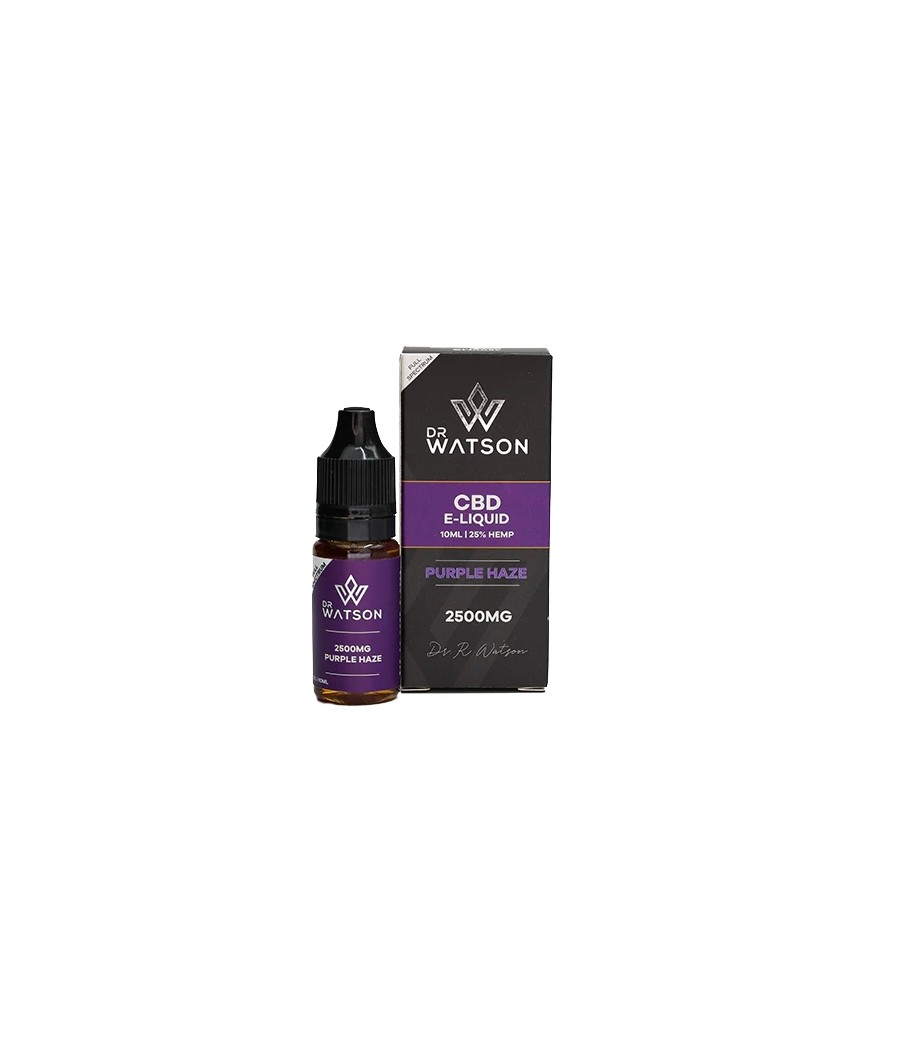 Dr Watson 2500mg CBD Purple Haze E-Liquid - 10ml
