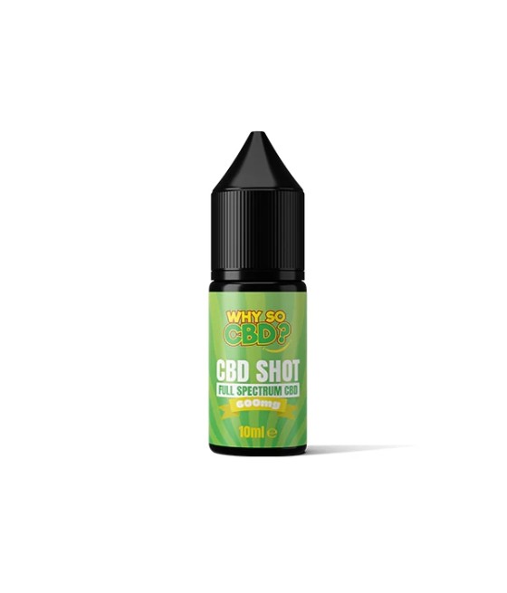 Why So CBD? 600mg Full Spectrum CBD Shot 10ml