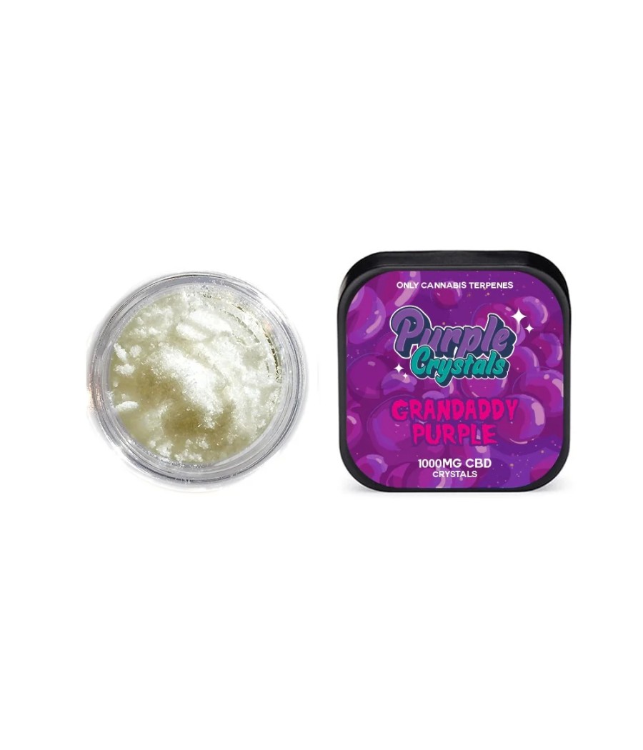 Purple Crystals by Purple Dank 1000mg CBD Crystals - Grand Daddy Purple (BUY 1 GET 1 FREE)