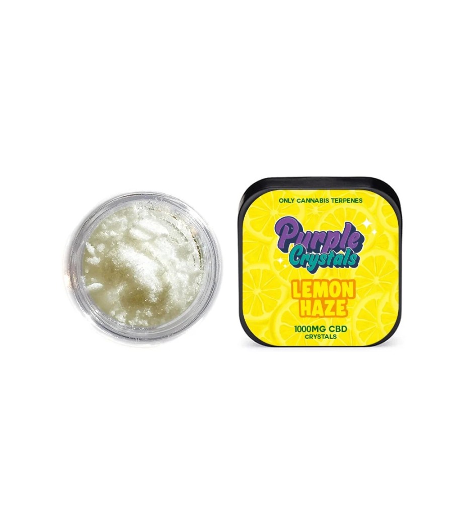 Purple Crystals by Purple Dank 1000mg CBD Crystals - Lemon Haze (BUY 1 GET 1 FREE)