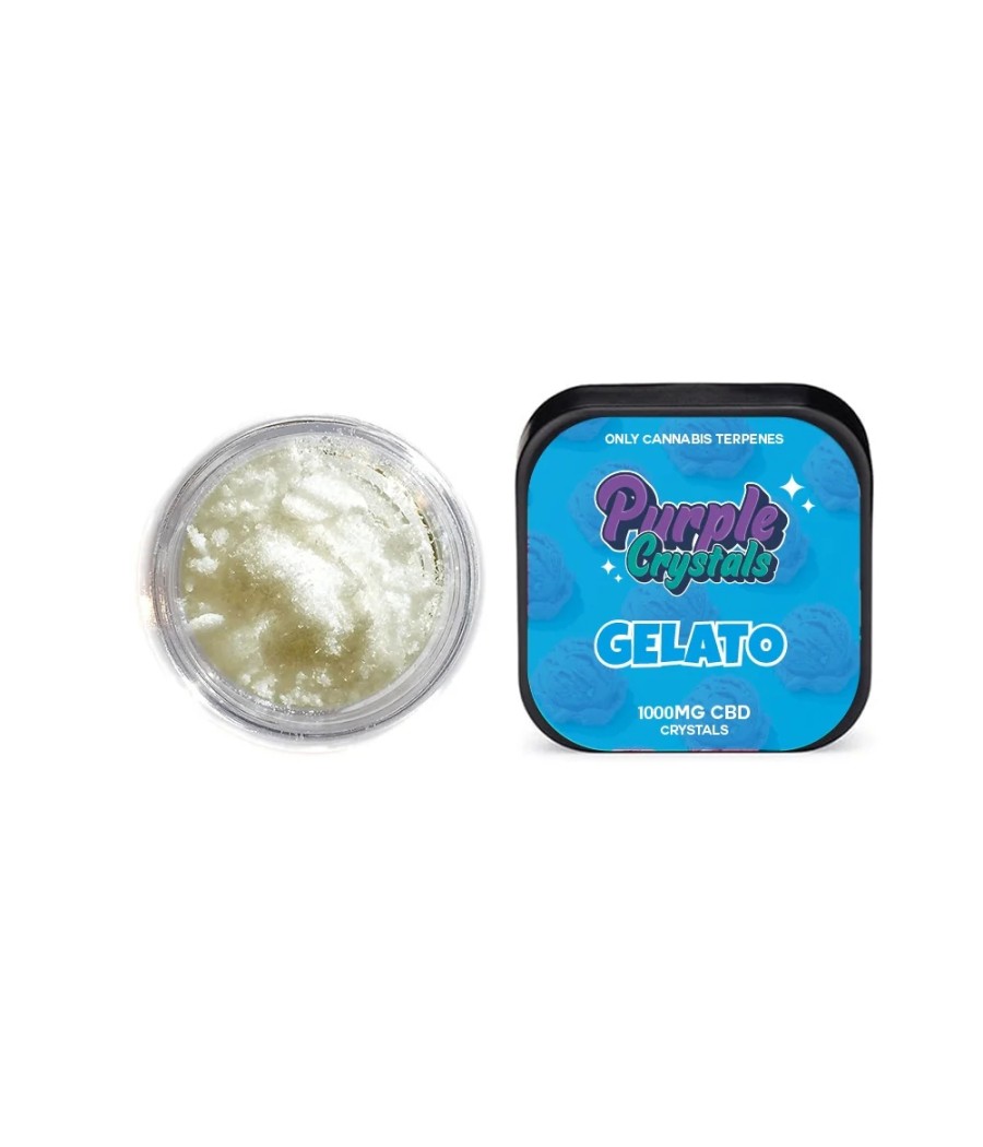 Purple Crystals by Purple Dank 1000mg CBD Crystals - Gelato (BUY 1 GET 1 FREE)