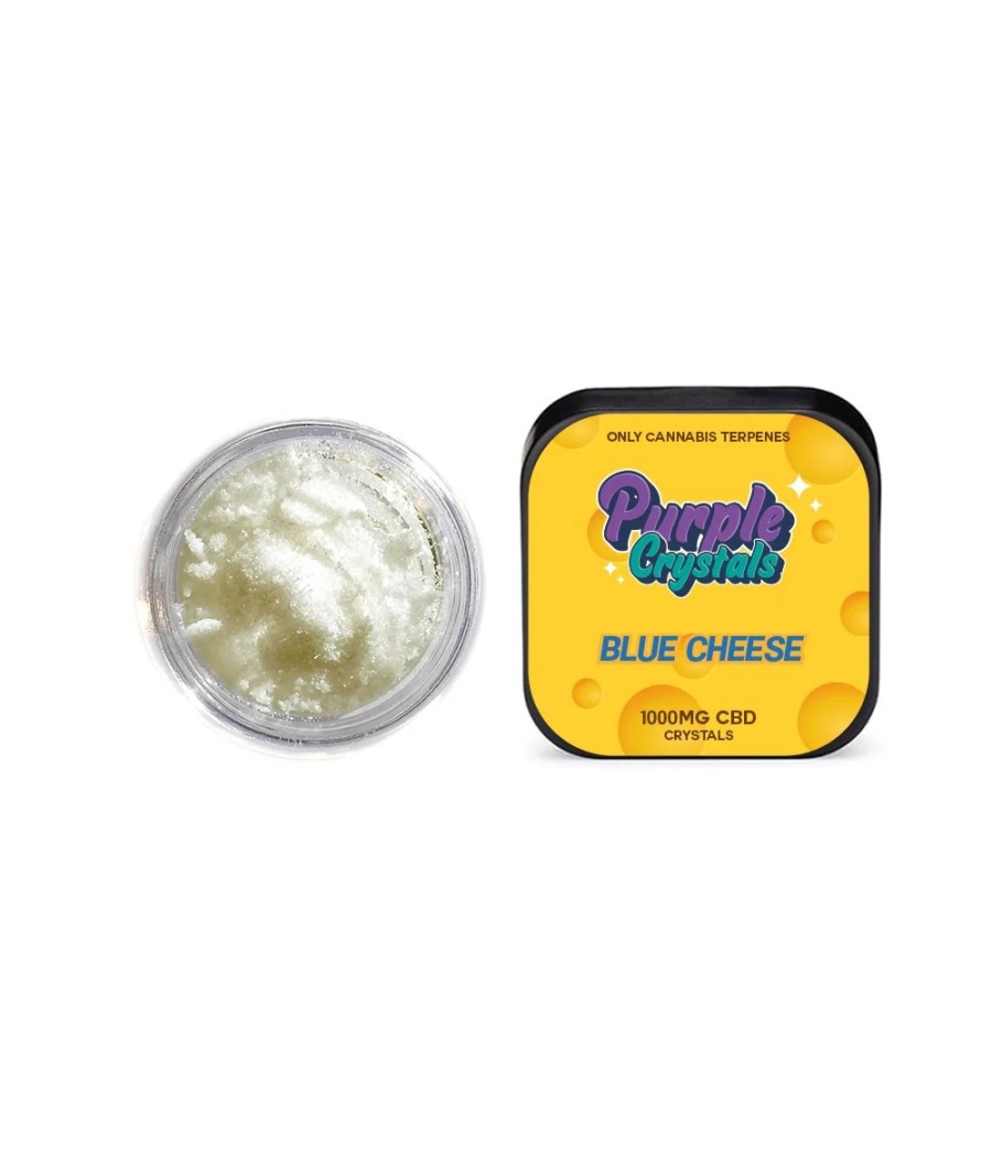 Purple Crystals by Purple Dank 1000mg CBD Crystals - Blue Cheese (BUY 1 GET 1 FREE)