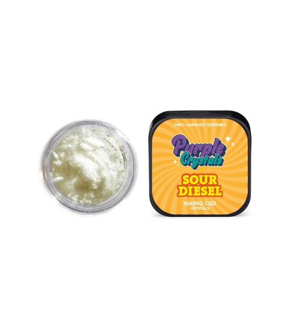 Purple Crystals by Purple Dank 1000mg CBD Crystals - Sour Diesel (BUY 1 GET 1 FREE)