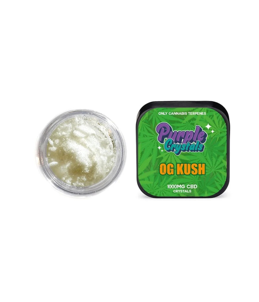 Purple Crystals by Purple Dank 1000mg CBD Crystals - OG Kush (BUY 1 GET 1 FREE)