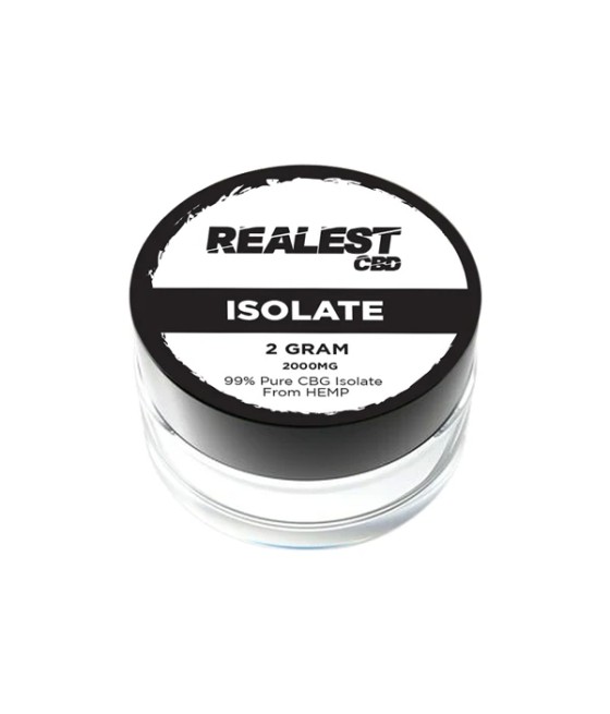 Realest CBD 2000mg CBG Isolate (BUY 1 GET 1 FREE)