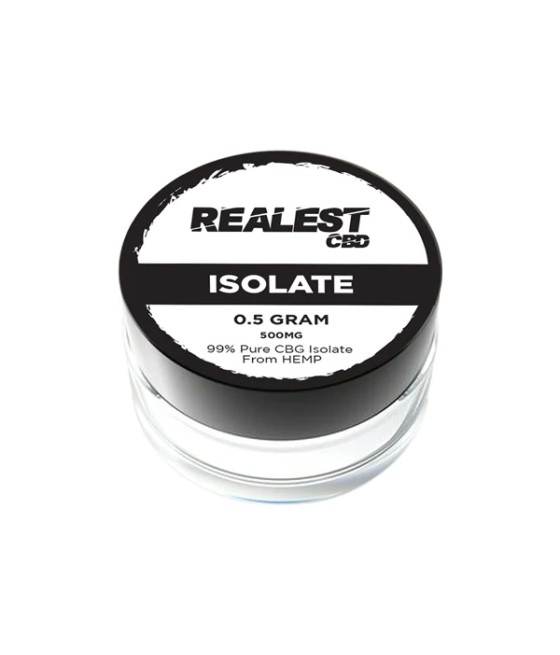 Realest CBD 500mg CBG Isolate (BUY 1 GET 1 FREE)