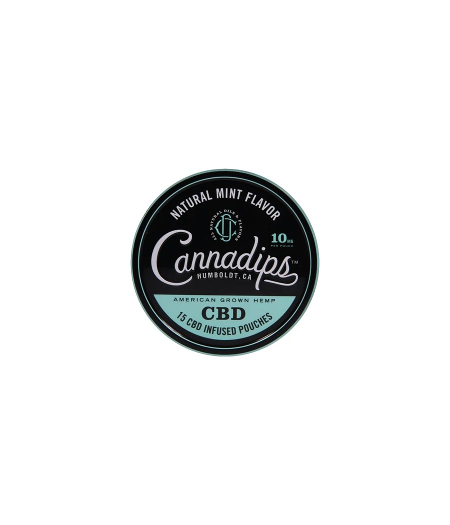 Cannadips 150mg CBD Snus Pouches - Natural Mint