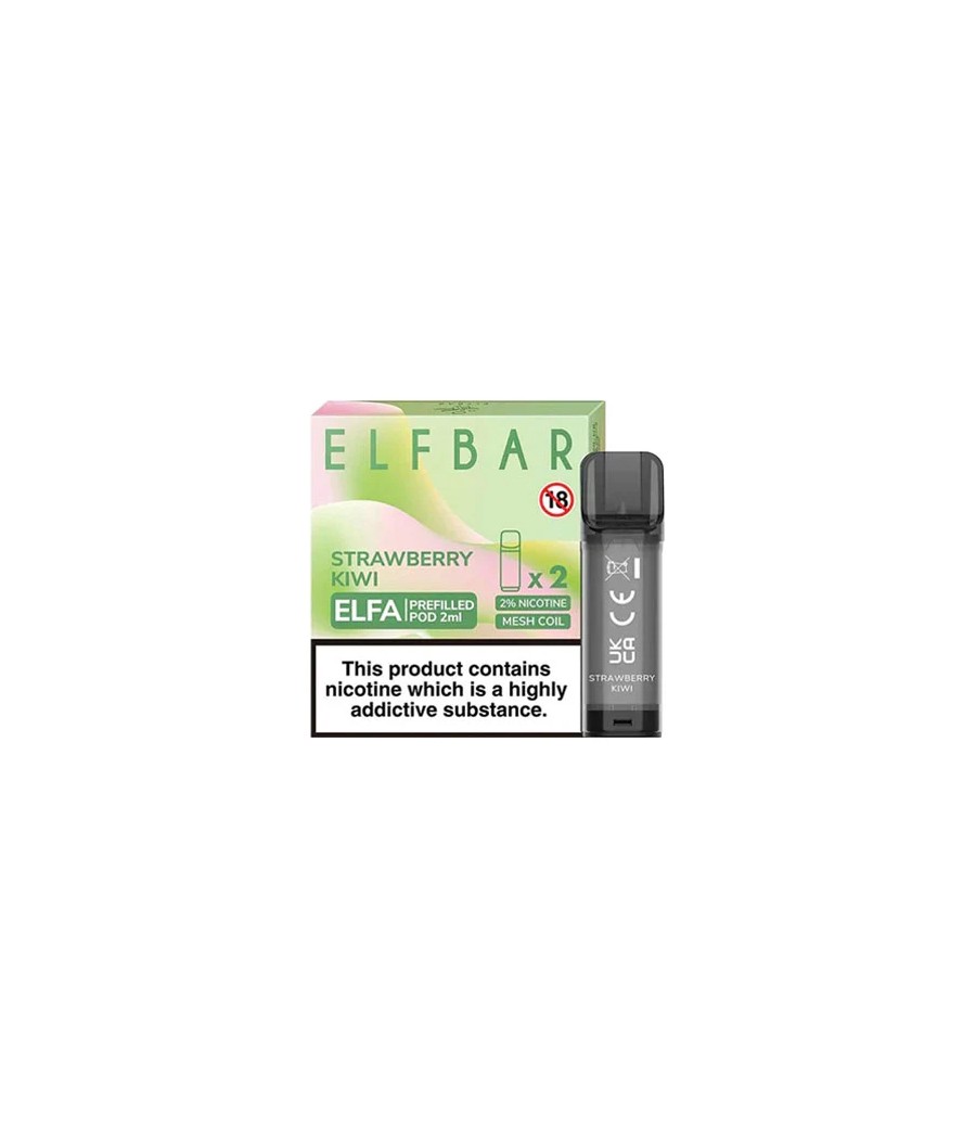 ELF Bar ELFA 20mg Replacement Prefilled Pods 2ml 1200 Puffs - 2 Pcs