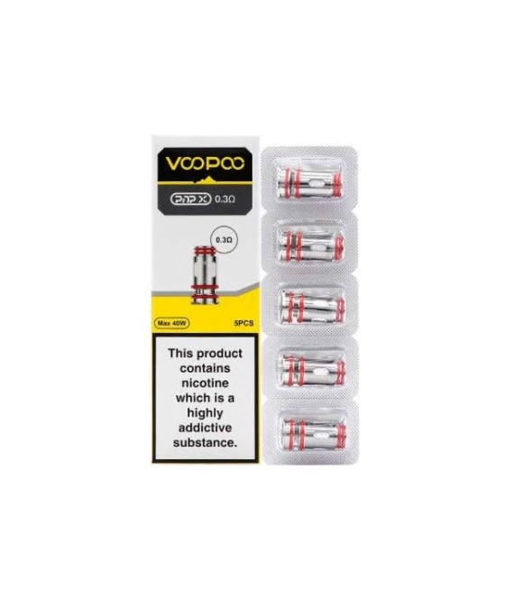 VooPoo PnP X Replacement Coils (0.15Ohm/0.2Ohm/0.3Ohm/0.6Ohm)