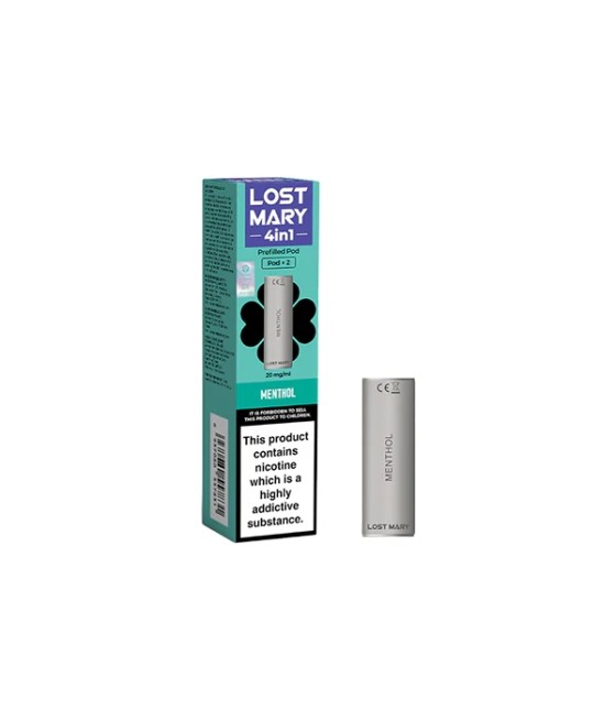 20mg Lost Mary 4in1 Prefilled Pods 1200 Puffs - 2 Pcs