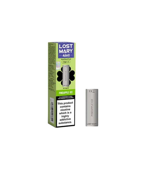 20mg Lost Mary 4in1 Prefilled Pods 1200 Puffs - 2 Pcs