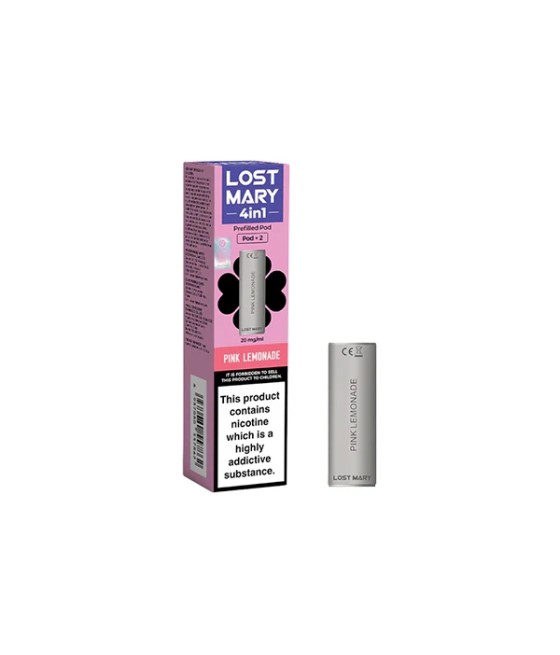 20mg Lost Mary 4in1 Prefilled Pods 1200 Puffs - 2 Pcs