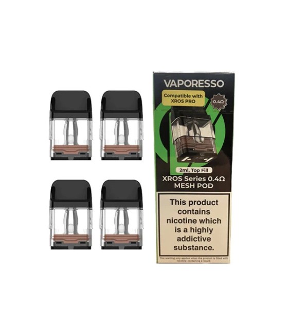 Vaporesso XROS Series Corex 2.0 Replacement Pods 2ml (0.4Ω/06Ω/0.8Ω/1.0Ω/1.2Ω)