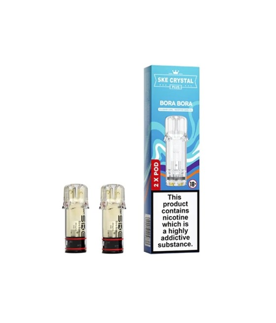 20mg SKE Crystal Plus Replacement Pods 1.1Ω 2ml 1200 Puffs - 2Pcs